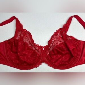 Delimira RED Unlined Underwire, 38I *P1010